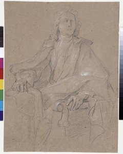 Portret van Jules Hardouin Mansart (1645-1708) door Francois de Troy