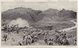 Algemeen overzicht van het slagveld voor Spion Kop door Frank (after) Dadd