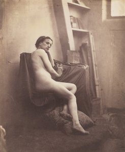 [Vrouwelijk naakt in studio], 1856-59