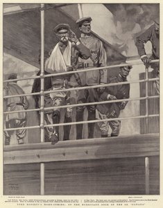 Thuiskomst van Lord Roberts, op het orkaandek van de SS Canada