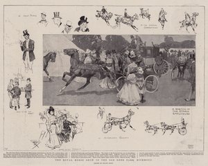 De Koninklijke Paardenshow in het Oude Hertenpark, Richmond door Frank Craig