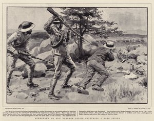 Overgave of sterven! Burgher politie vangt een Boeren sluipschutter door Frank Dadd