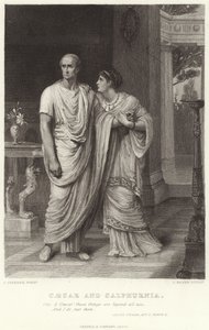 Caesar en Calphurnia, Julius Caesar, Act II, Scene II
