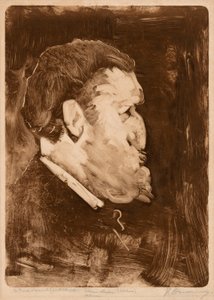 Karikatuur van William Gedney Bunce