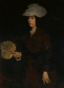 Dame met waaier, 1873