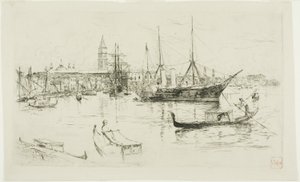 Lagune, Venetië door Frank Duveneck