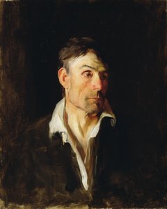 Portret van een man (Richard Creifelds), ca. 1876 door Frank Duveneck