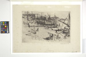 Riva Degli Schiavoni (Plaat 1) door Frank Duveneck