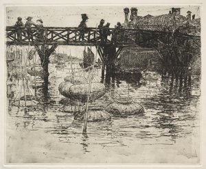 San Pietro in Castello, Venetië, 1883 door Frank Duveneck
