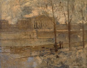 Geschillenkamer in een mist door Frank Edwin Scott