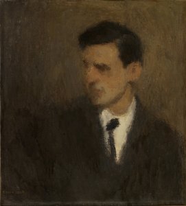 Portret van een jonge man door Frank Edwin Scott