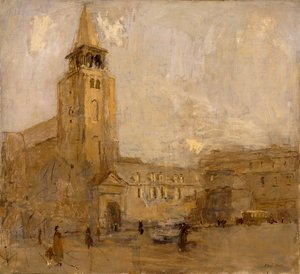 St. Germain des Pres nr. II, n.d. door Frank Edwin Scott