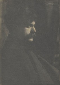 Portret van Alfred Stieglitz, ca. 1899 door Frank Eugene