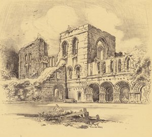 Furness Abbey (litho)