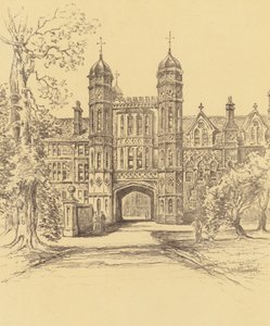 Rossall School (litho)