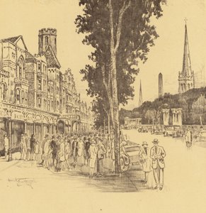 Southport, Lord Street (litho)