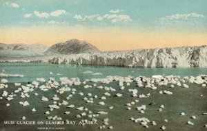 Muir-gletsjer, Glacier Bay, Alaska, VS door Frank H. Nowell