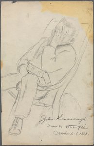 Schets van John Kavanaugh, 1882