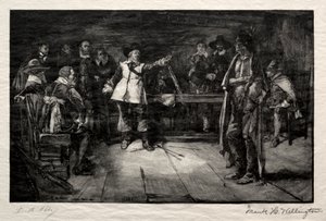 Uitdaging van Miles Standish door Frank H. Wellington