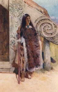 Nieuw-Zeeland: Een Maori-hoofdvrouw