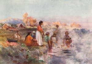 Nieuw-Zeeland: Maori Wasdag, Ohinemutu