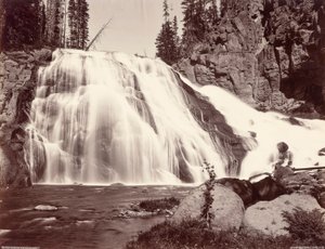 Gibbon Falls door Frank Jay Haynes
