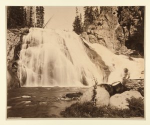 Gibbon Falls, 84 voet door Frank Jay Haynes