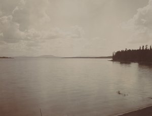 Yellowstone Lake,jaren 1880 (foto)