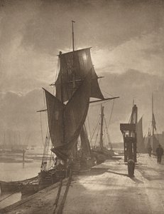 Zonneschijn en schaduw,jaren 1890 (foto)