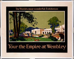 Tour the Empire at Wembley door Frank Newbould