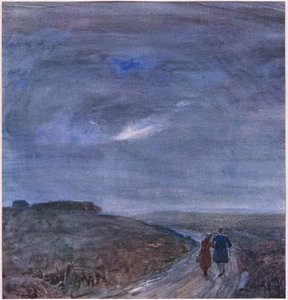Vlucht, c.1920 (kleur litho)