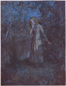 Het licht was vervaagd in duisternis en de avond werd nacht, c.1920 door Frank Reynolds