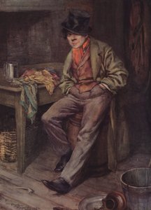 De sluwe vagebond (kleur litho) door Frank Reynolds