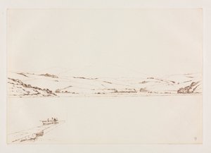 Screel Hill en Urr Water vanaf Kypford door Frank Short