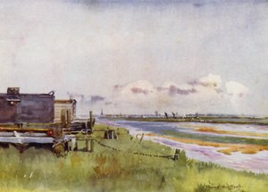 Norfolk Broads: Yarmouth vanuit Breydon door Frank Southgate