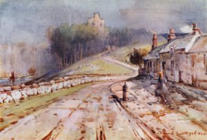 Kasteel Norham door Frank Southgate