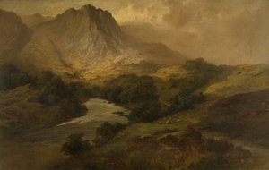 Eel Crag, Borrowdale door Frank Thomas Carter