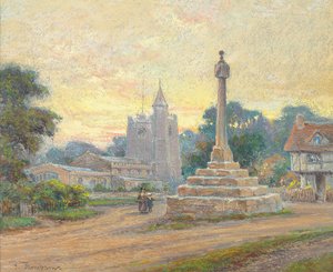 Ombersley Cross, Worcester, schemering