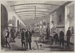 Het Koninklijk Ziekenhuis van Bethlehem, de Galerij voor Mannen door Frank Vizetelly