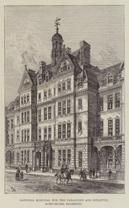 Nationaal Ziekenhuis voor Verlamden en Epileptici, Queen-Square, Bloomsbury door Frank Watkins