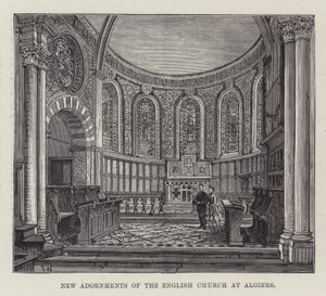Nieuwe versieringen van de Engelse kerk in Algiers door Frank Watkins