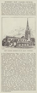 Nieuwe parochiekerk van St. Mary, Hornsey door Frank Watkins