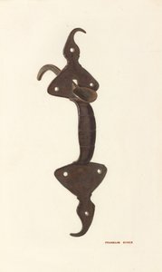 Deurgrendel door Franklyn Syres