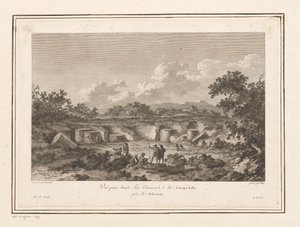 Gezicht op de steengroeve bij Campo Bello, Selinunte door François Allix
