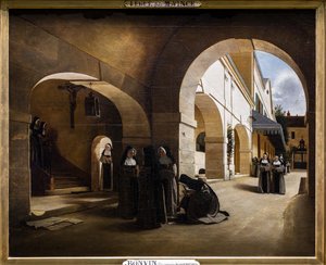 Ave Maria: interieur van het klooster van Aramont