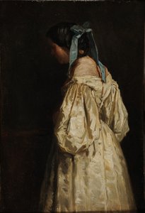 Vrouw in het wit door François Bonvin