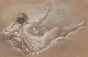 Danaë Ontvangt de Gouden Regen door François Boucher