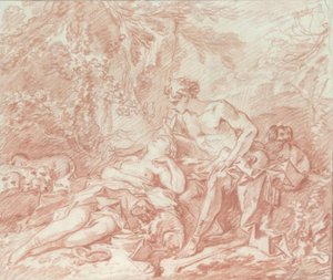 Daphnis en Chloë door François Boucher