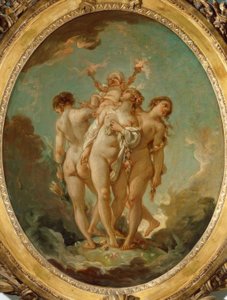 De drie Gratiën met Amor