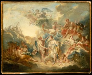 Huwelijk van Amor en Psyche door François Boucher